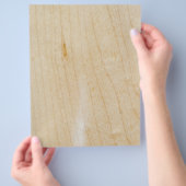 Ahornholz Flyer (Hand)