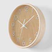 Ahornholz-Look Uhr (Winkel)