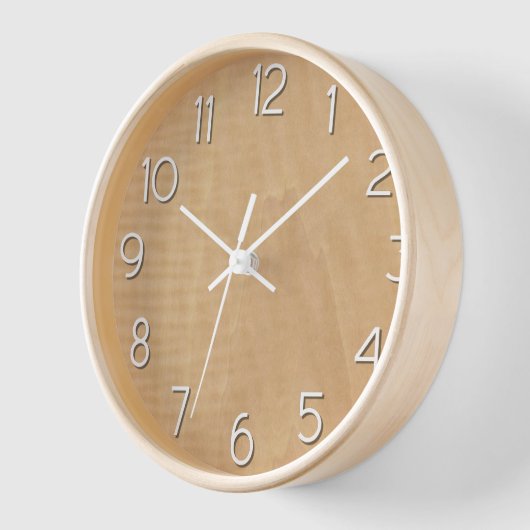 Ahornholz-Look Uhr (Winkel)