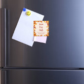 Ahornholz Orange Terrakotta Herbst Save the Date Magnet