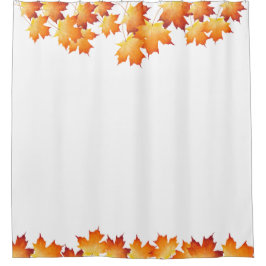 Ahornkuchen auf einem Duschvorhang