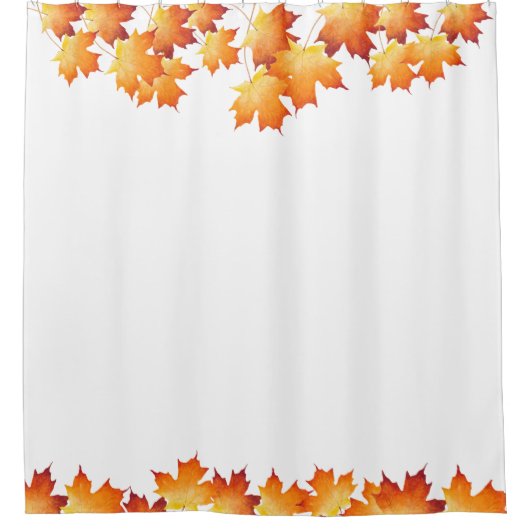 Ahornkuchen auf einem Duschvorhang (Vorderseite)