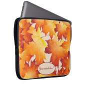 Ahornkuchen auf einem Laptop-Sieb Laptopschutzhülle (Vorne Rechts)