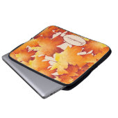 Ahornkuchen auf einem Laptop-Sieb Laptopschutzhülle (Vorne Knopf)