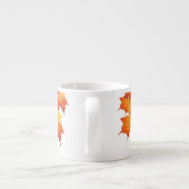 Ahornkuppel auf einer Espresso-Tasse Espressotasse (Rückseite)