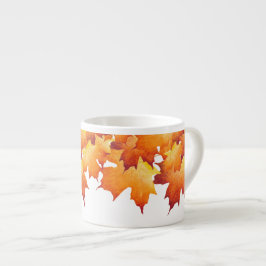 Ahornkuppel auf einer Espresso-Tasse Espressotasse