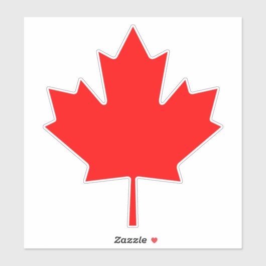 Ahornleaf-Aufkleber-Blatt Vinyl Decal | Produkt Aufkleber (Blatt)