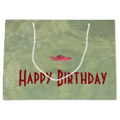 Ahornleaf Birthday Bag Große Geschenktüte (Vorderseite)