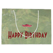 Ahornleaf Birthday Bag Große Geschenktüte (Rückseite)