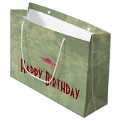 Ahornleaf Birthday Bag Große Geschenktüte (Vorderseite Schrägansicht)