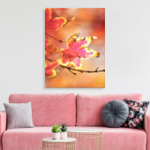 Ahornleaf Canvas Print Leinwanddruck (Insitu (Wohnzimmer))