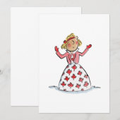 Ahornleaf Einladung (Vorne/Hinten)