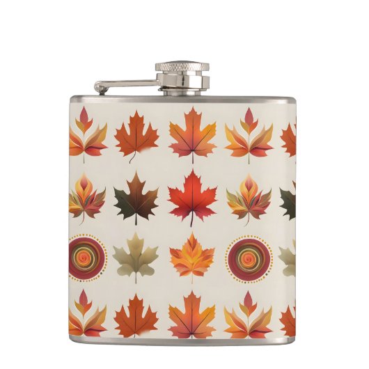 Ahornleaf-Flasche Flachmann (Vorderseite)