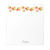 Ahornleaf Garland Tasse Notizblock (Vorderseite)