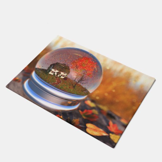 Ahornleaf Globe Doormat Fußmatte (Schrägansicht)