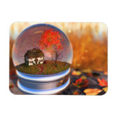 Ahornleaf Globe Flexible Magnet (Horizontal)