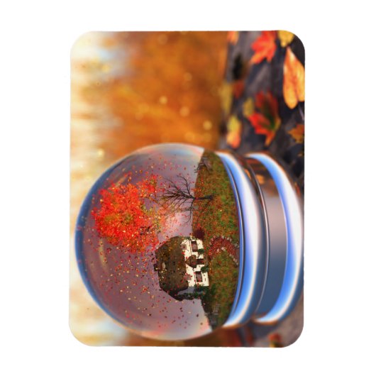 Ahornleaf Globe Flexible Magnet (Vertikal)