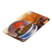 Ahornleaf Globe Flexible Magnet (Linke Seite)