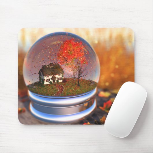 Ahornleaf Globe Mousepad (Mit Mouse)
