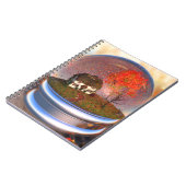 Ahornleaf-Globe-Notebook Notizblock (Linke Seite)