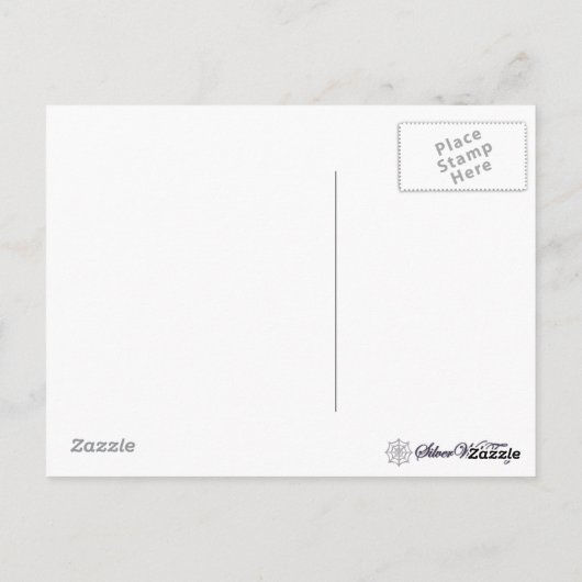 Ahornleaf Globe Postkarte (Rückseite)