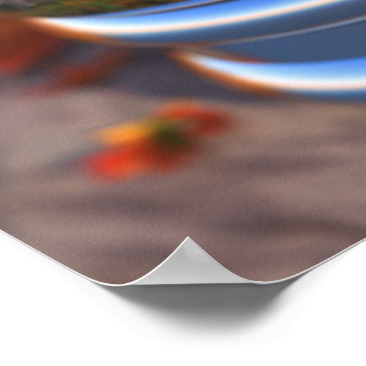 Ahornleaf Globe Print Poster (Ecke)