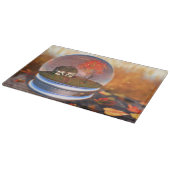 Ahornleaf-Globe-Schneiderschaft Schneidebrett (Ecke)