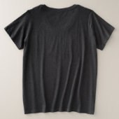 Ahornleaf Große Größe T-Shirt (Design Rückseite)