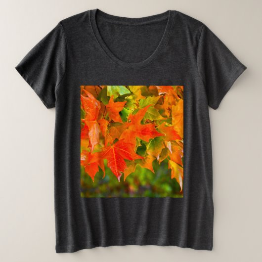 Ahornleaf Große Größe T-Shirt (Design vorne)