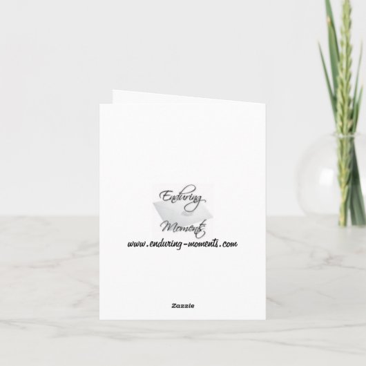 Ahornleaf-Grußkarten Karte (Rückseite)