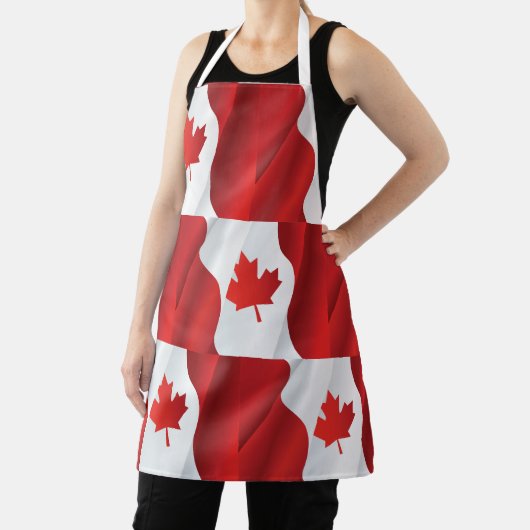 Ahornleaf Kanada-Flagge Schürze (InSitu)