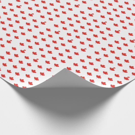 Ahornleaf, Kanada, Geschenkpapier (Ecke)
