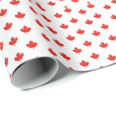 Ahornleaf, Kanada, Geschenkpapier (Rolleneckpunkt)