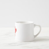 Ahornleaf Kanada Tag 1 Juli Feierlichkeiten Gesche Espressotasse (Rechts)