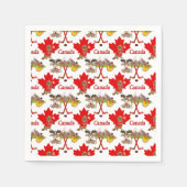 Ahornleaf Kanadier Serviette (Vorderseite)
