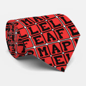 Ahornleaf, kanadische Flagge Krawatte (Gerollt)