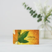 Ahornleaf Kreatives Augapfing Visitenkarte (Stehend Vorderseite)