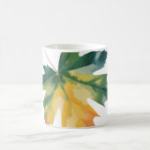Ahornleaf mit individuellem Gewindekissen Kaffeetasse (Mittel)
