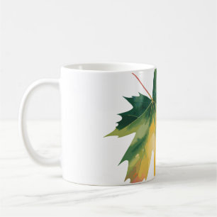 Ahornleaf mit individuellem Gewindekissen Kaffeetasse