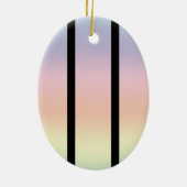 Ahornleaf mit Regenbogen - Keramikornament (Hinten)