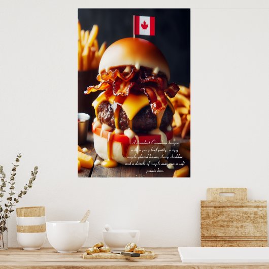 Ahornleaf Munchies: Canadian Classic 24x36 Poster (Küche)