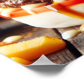 Ahornleaf Munchies: Klassischer Kanadier Poster (Ecke)