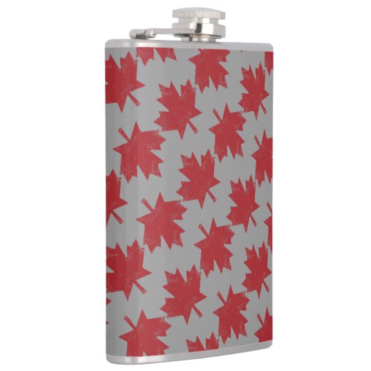 Ahornleaf Muster Flachmann (Rechts)