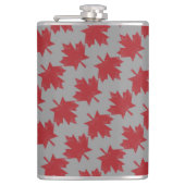 Ahornleaf Muster Flachmann (Vorderseite)