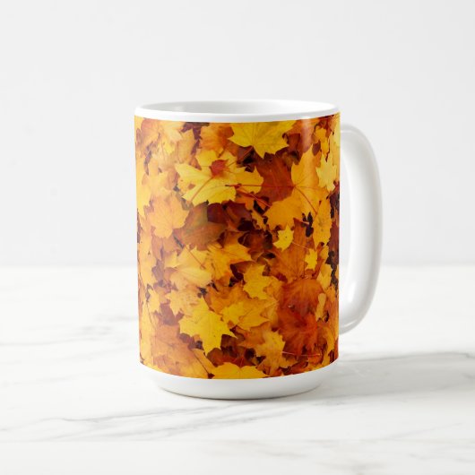 Ahornleaf Muster Kaffeetasse (VorderseiteRechts)