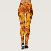 Ahornleaf Muster Leggings (Rückseite)