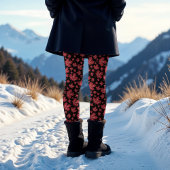 Ahornleaf Muster Leggings