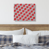 Ahornleaf Muster Leinwanddruck (Insitu (Schlafzimmer))