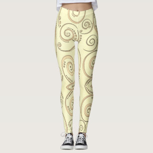 Ahornleaf Nahtloses Muster Leggings