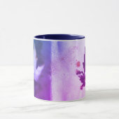 Ahornleaf Natural Ink Handmade Lila Bio Art Tasse (Zentrum)